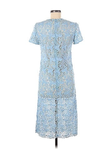 Nina Ricci Ice Blue Guipure Lace Dress (view 2)