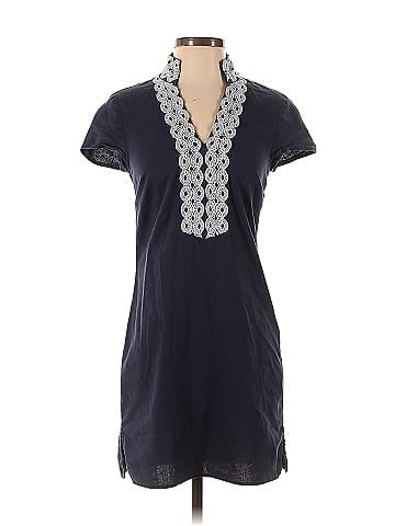 Sail to Sable Short Sleeve Tunic Dress (view 1)