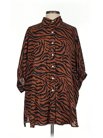 Adrienne 3/4 Sleeve Button-Down Shirt (view 1)