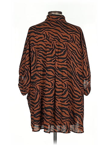 Adrienne 3/4 Sleeve Button-Down Shirt (view 2)