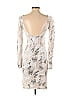 BCBGMAXAZRIA Graphic Gray White White Light Sheath Size S - photo 2