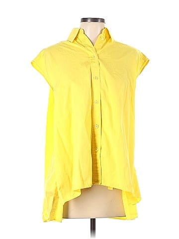 Nina Ricci Yellow Button Down Top (view 1)
