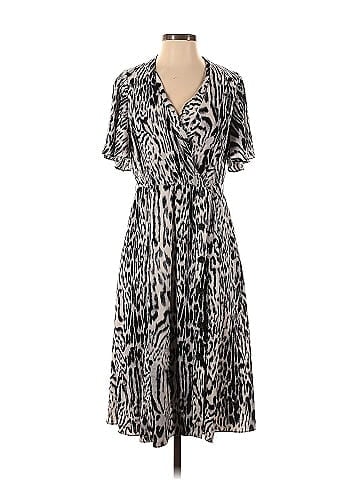 Rachel Roy Collection Animal Print Pleated Dress (view 1)