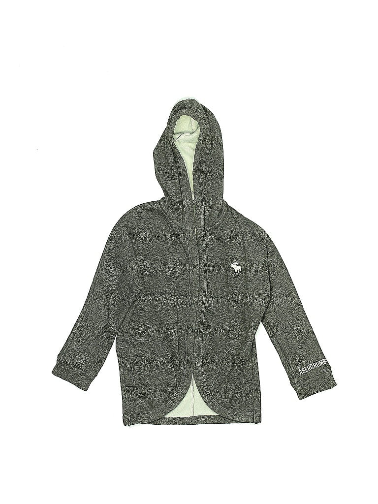 Abercrombie Gray Zip Up Hoodie Size 5 62 off ThredUp