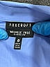 Foxcroft Blue Long Sleeve Button-Down Shirt Size 18 - photo 3