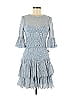 ML Monique Lhuillier Gray Cocktail Dress Size 6 - photo 1