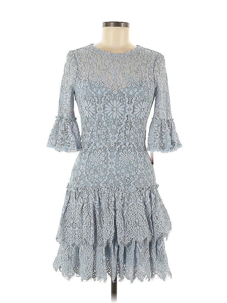 ML Monique Lhuillier Gray Cocktail Dress Size 6 - photo 1