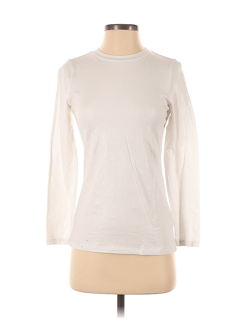 Pre-owned 1901 3/4 Sleeve T-shirt In White