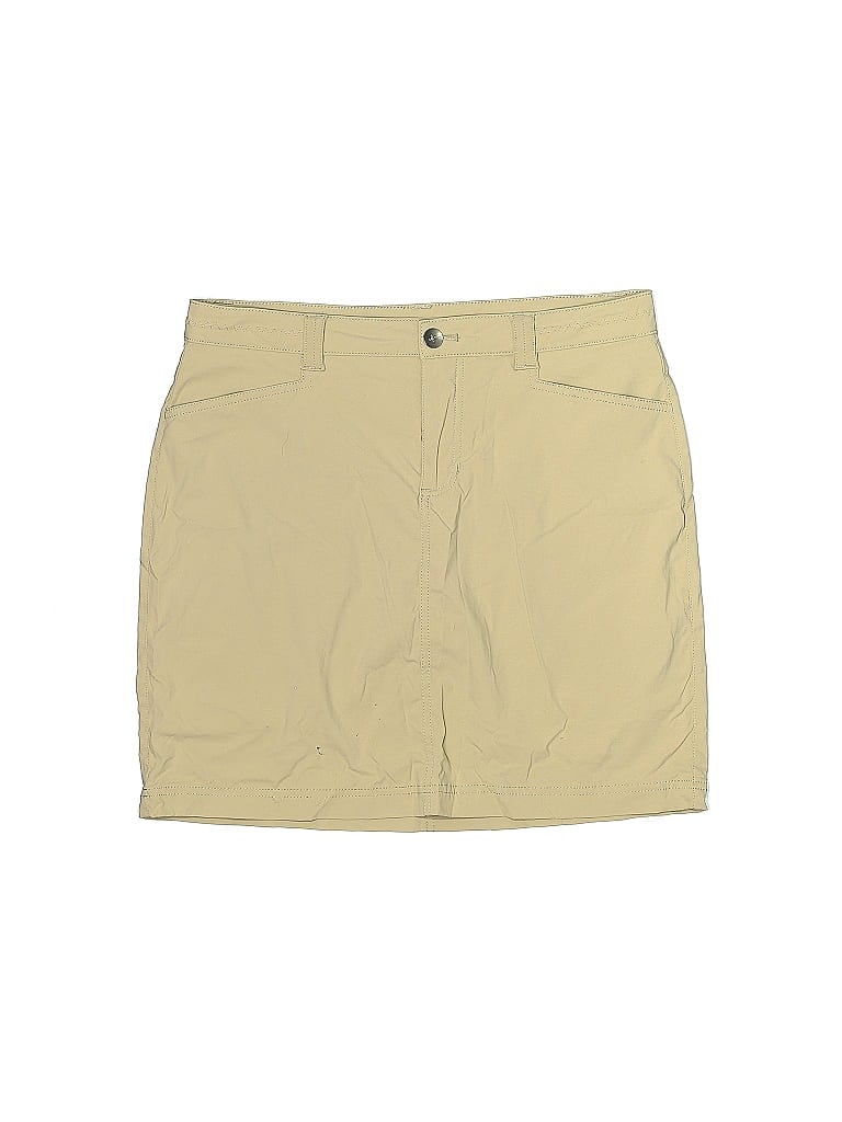 Pre-owned Eddie Bauer Active Skort In Brown