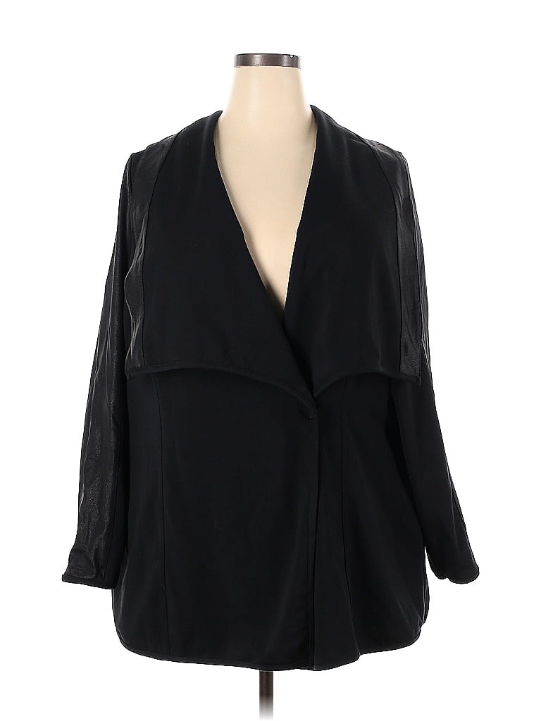 DG^2 by Diane Gilman Black Blazer Size 1X - photo 1