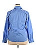 Foxcroft Blue Long Sleeve Button-Down Shirt Size 18 - photo 2