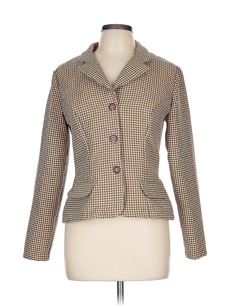 Pre-owned All That Jazz Blazer Jacket In Brown