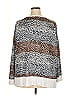 Honeyme Animal Print Brown Pullover Sweater Size XXL - photo 2