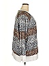Honeyme Animal Print Brown Pullover Sweater Size XXL - photo 3