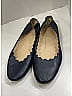 Chloé 100% Leather Black Blue Flats Size EU 39 - photo 6