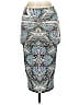 Bebe Print Gray Casual Skirt Size XXS - photo 1