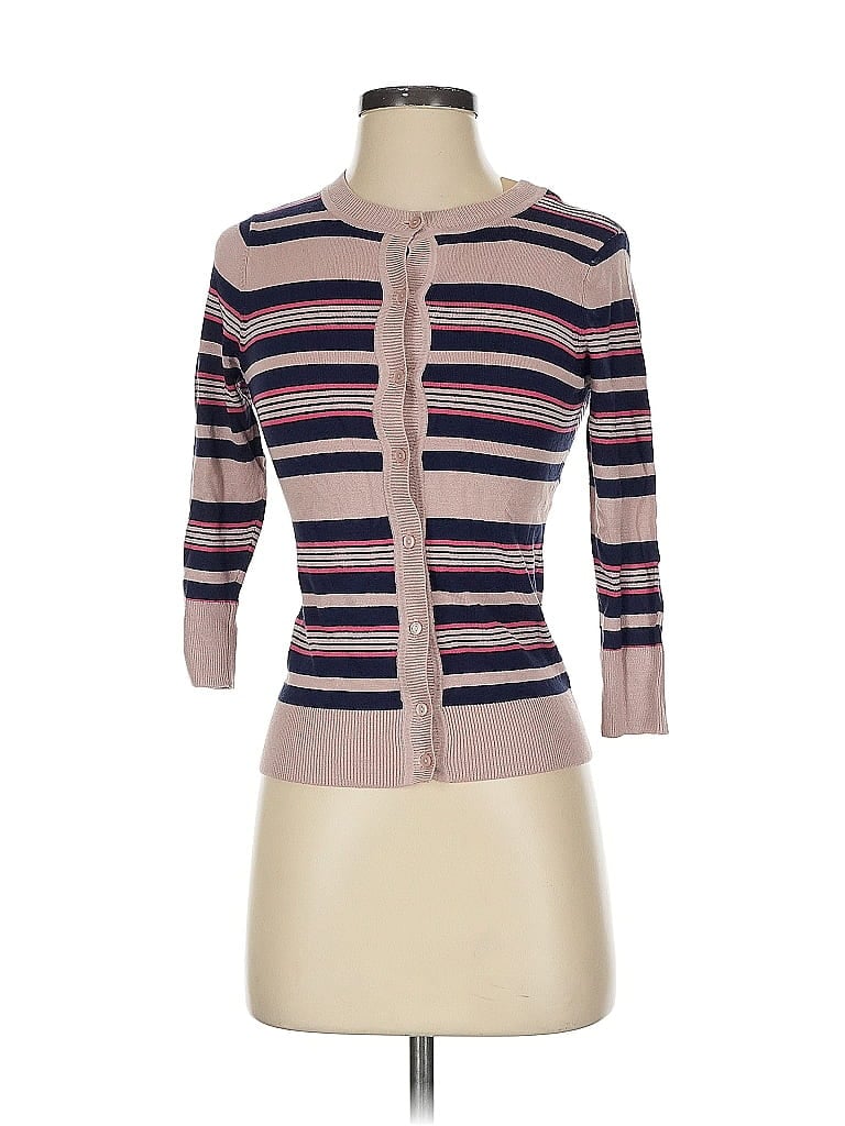 Pre-owned Halogen Cardigan Sweater In Purple