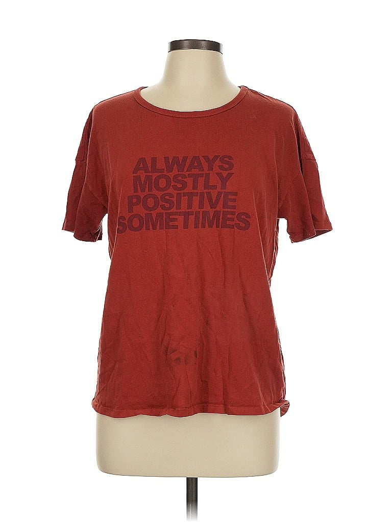 Pre-owned Offline By Aerie Active T-shirt In Red