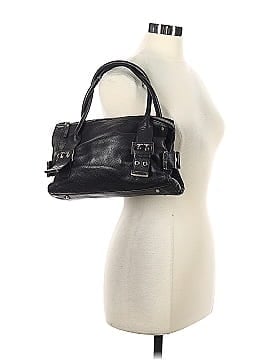 Vintage Charles David Black and White Satchel authentic