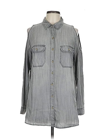 Velvet Heart Sleeveless Button-Down Shirt (view 1)