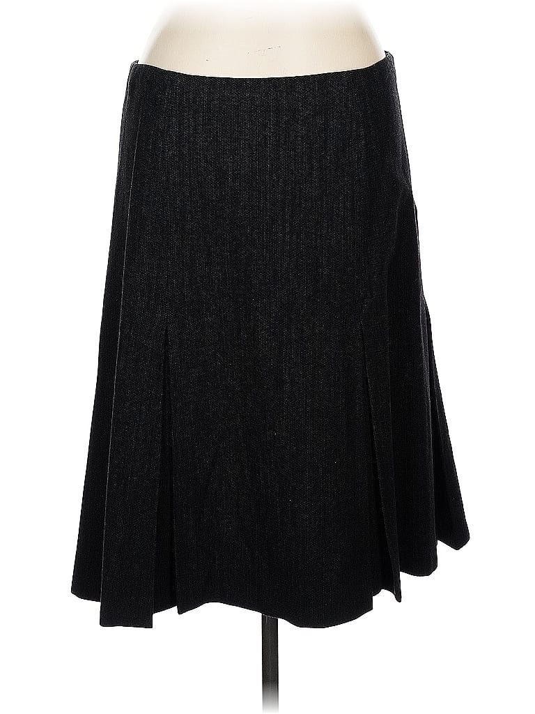 Armani Collezioni Solid Black Formal Skirt Size 10 - photo 1