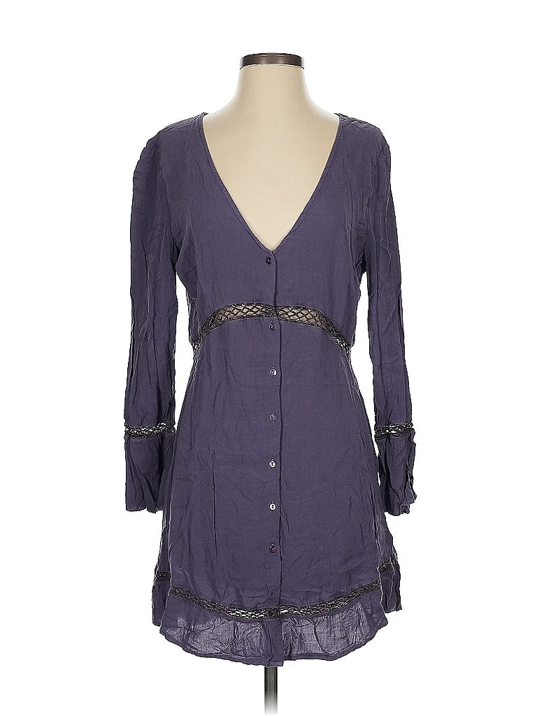 Amuse Society 100% Viscose Purple Casual Dress Size M - photo 1