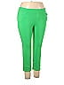 Belle By Kim Gravel Solid Green Active Pants Size 18 (petite) - photo 1
