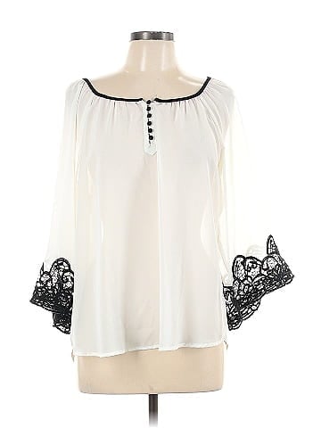 Love Stitch 3/4 Sleeve Blouse (view 1)