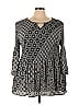Catherines 100% Polyester Gray Casual Dress Size 5X - photo 1