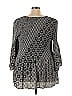 Catherines 100% Polyester Gray Casual Dress Size 5X - photo 2