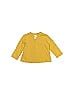 Uniqlo 100% Cotton Yellow Cardigan Size 3 - photo 1