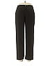 Canvas Backs 100% Polyester Solid Black Dress Pants Size 10 - photo 1