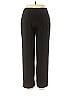 Canvas Backs 100% Polyester Solid Black Dress Pants Size 10 - photo 2