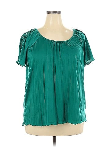 New York Laundry Short Sleeve Blouse (view 1)