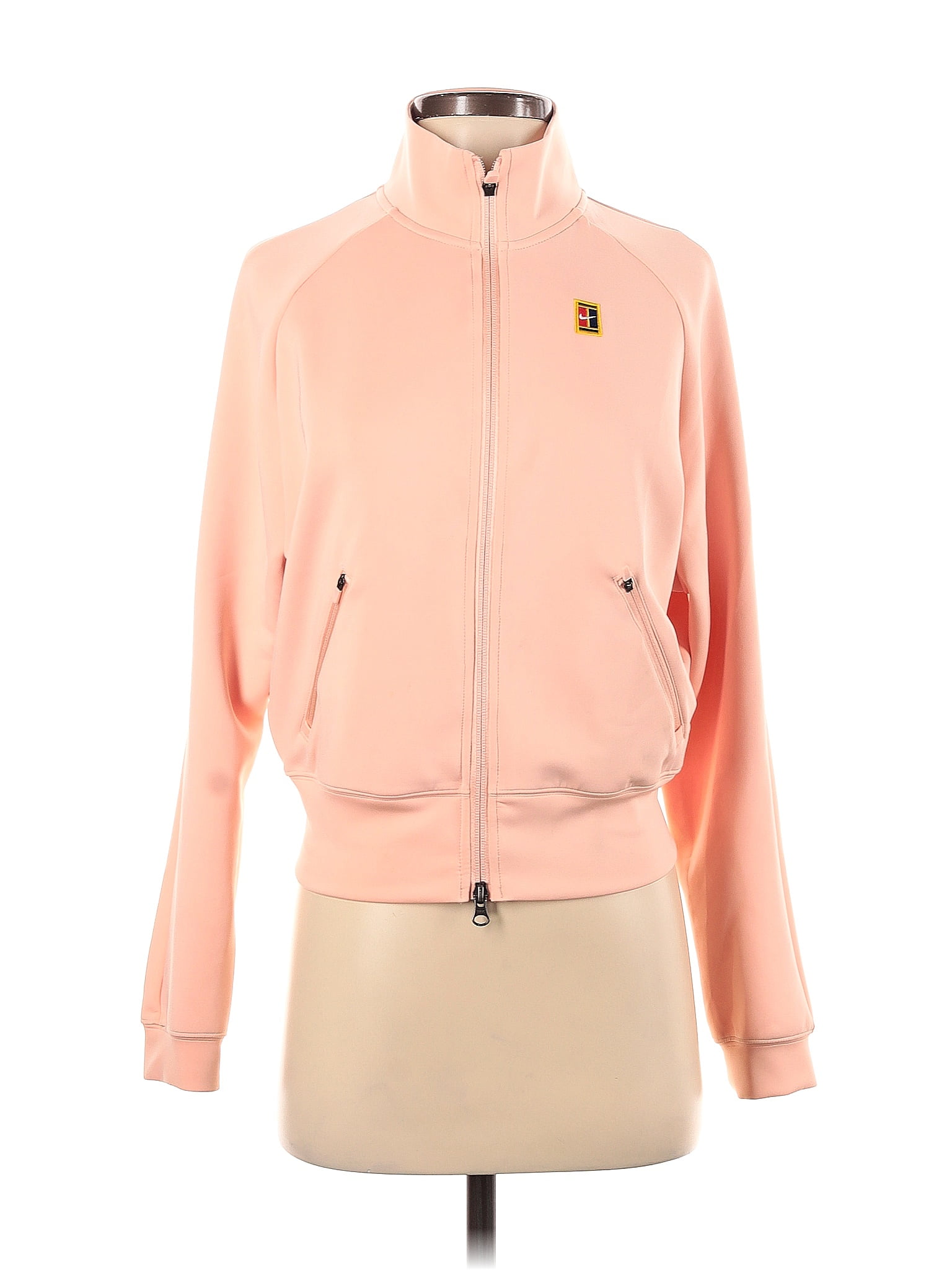 Nike Fleece Kids Cream/Pink Track Jacket main image 0