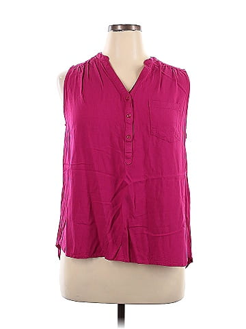 Indigo Sleeveless Blouse (view 1)