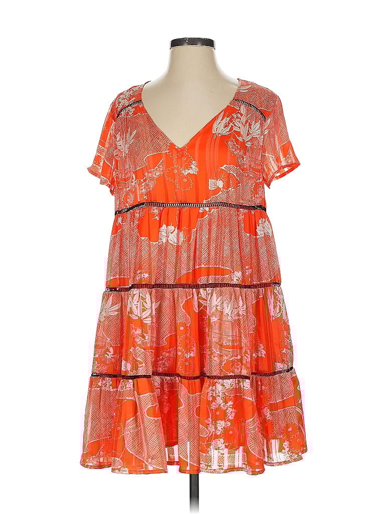 Pre-owned Urban Outfitters Cocktail Dress In Orange