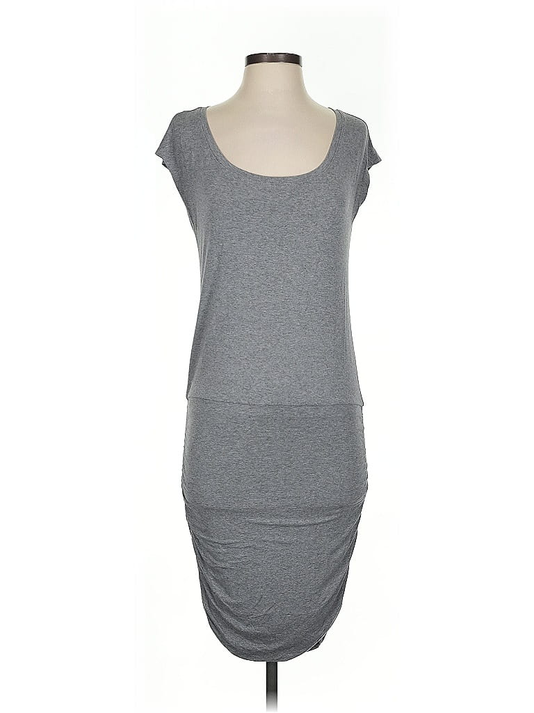 Pre-owned Ny & C Casual Dress In Gray