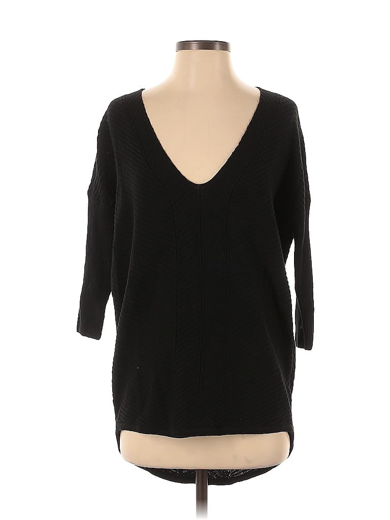 Pre-owned Express Pullover Sweater In Black