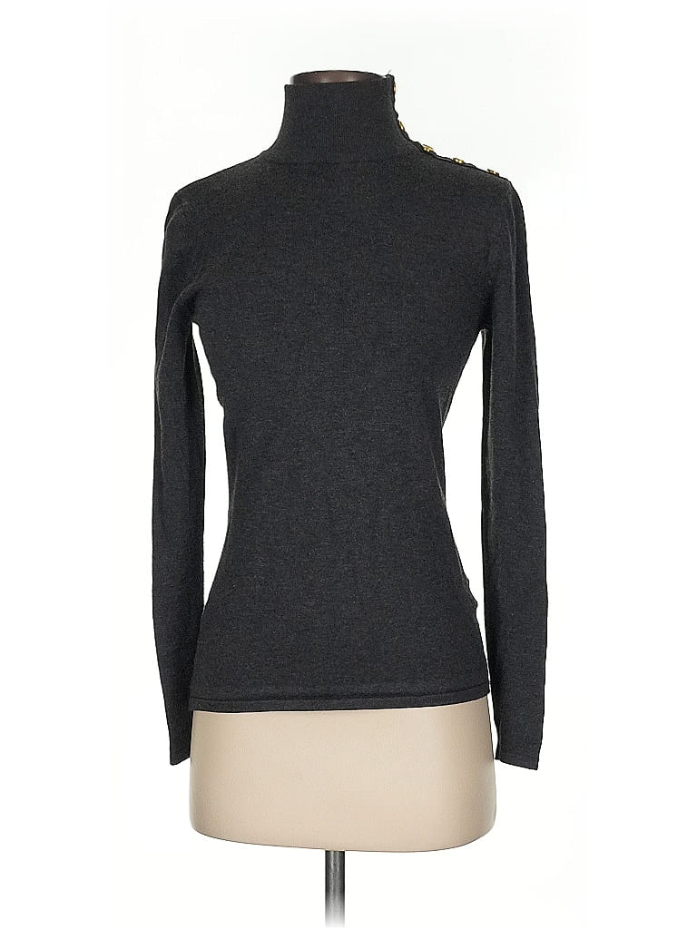Pre-owned Cielo Turtleneck Sweater In Black