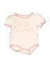 Baby Aspen 100% Cotton Ivory Short Sleeve Onesie Size 3-6 mo - photo 1