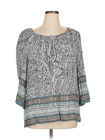 Lucy & Laurel 3/4 Sleeve Blouse (view 1)
