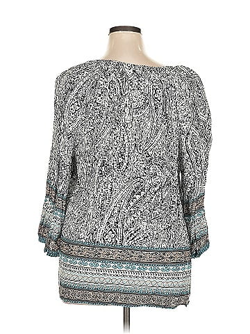 Lucy & Laurel 3/4 Sleeve Blouse (view 2)