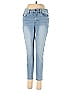 DG^2 by Diane Gilman Solid Blue Jeans Size 6 (petite) - photo 1