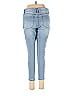 DG^2 by Diane Gilman Solid Blue Jeans Size 6 (petite) - photo 2