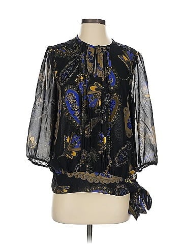 Como 3/4 Sleeve Blouse (view 1)