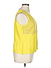 DG^2 by Diane Gilman Yellow Sleeveless T-Shirt Size 1X - photo 4