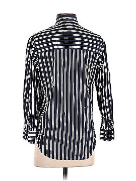 J.Crew 100% Cotton Stripes Blue Long Sleeve Button-Down Shirt Size 2