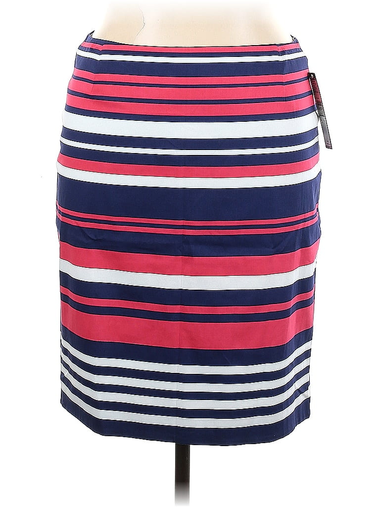 Tahari by ASL Stripes Red Casual Skirt Size 14 84 off ThredUp