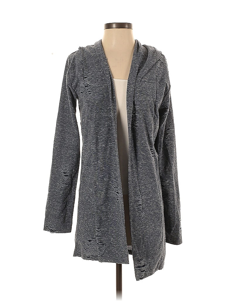 Pre-owned Assorted Brands Cardigan Sweater In Gray
